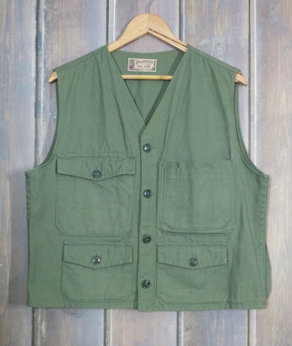 Pioneer 'Dry-Bak' cotton canvas hunting vest - image 7