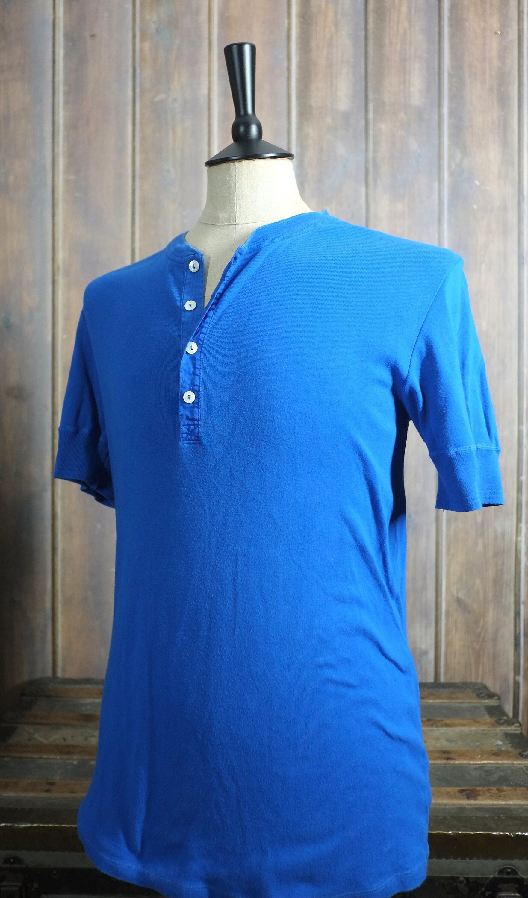 Mens summer striped buttons fly breathable short hotsell sleeve casual henley shirts