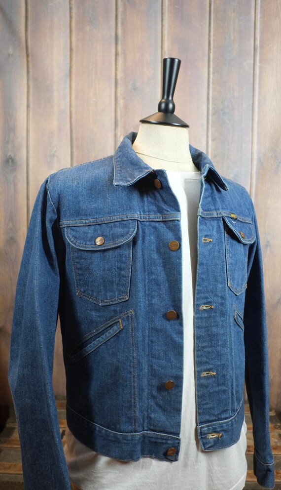 vintage 70's Maverick blue bell denim jacket