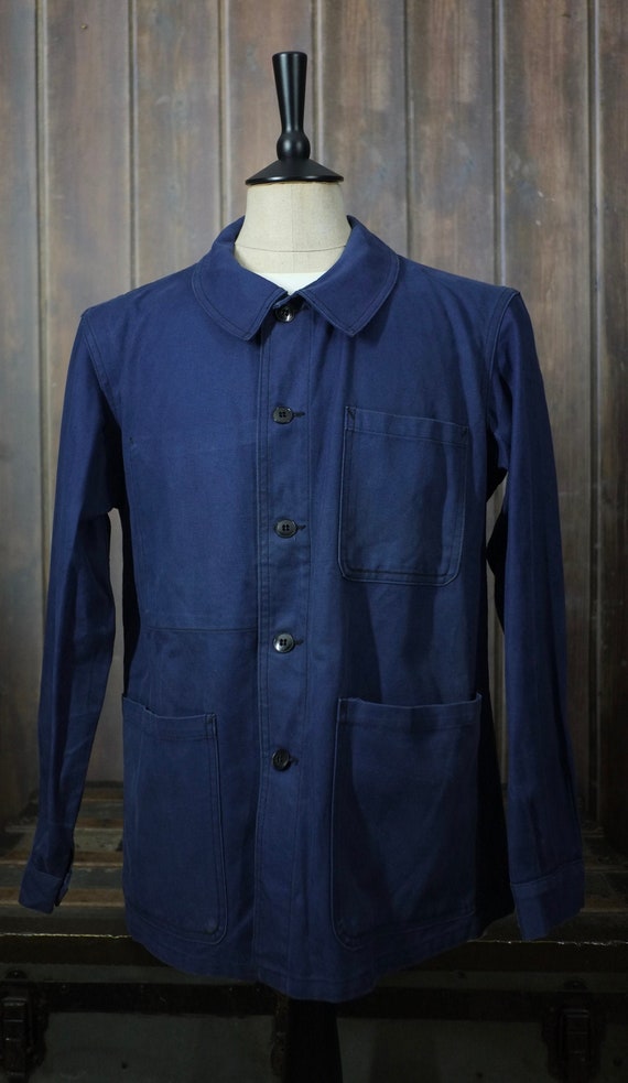 Vintage French Work Jacket - Etsy