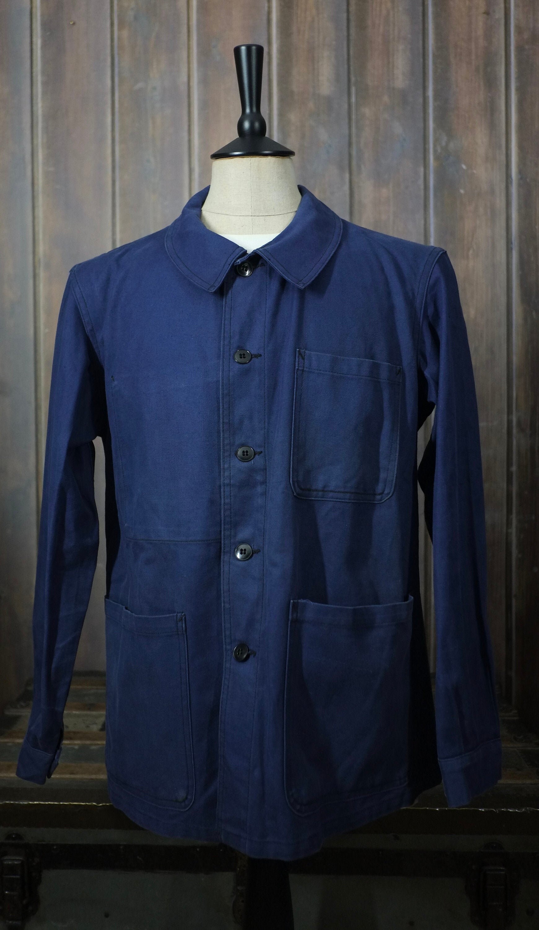 Vintage French Work Jacket - Etsy