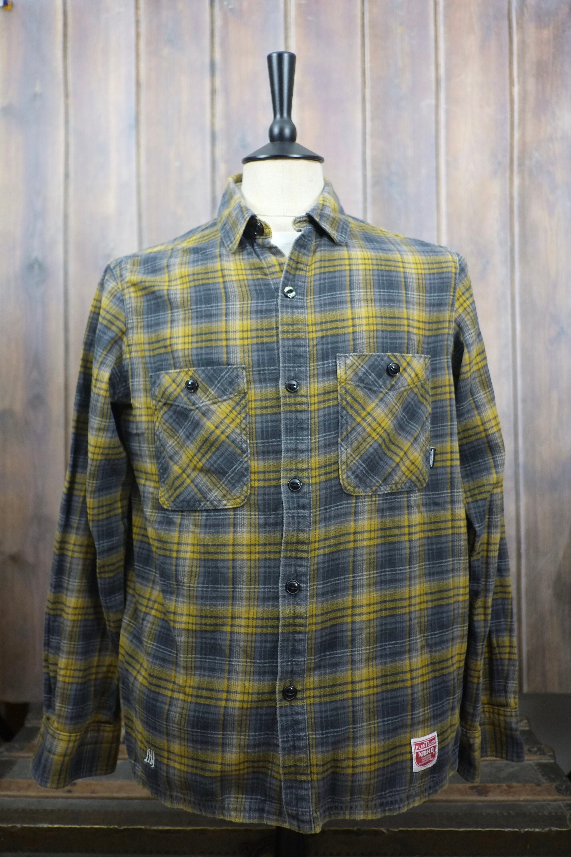 Neighborhood NBHD 'plenty Tough' Check Flannel Shirt - Etsy Neighborhood NBHD 'plenty Tough' Check Flannel Shirt - Etsy
