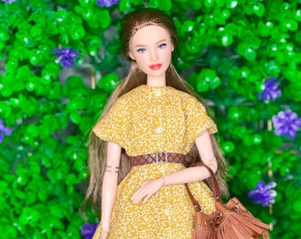 Southern Charm Maxi Dress for 1:6 scale fashion dolls