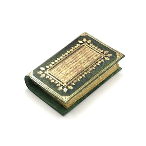 1:12 scale Miniature Library Book, Antique Style One Inch Scale Dollhouse Decor