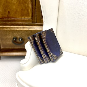 1:12 scale Dollhouse Miniature Book, Dollhouse Decor, One inch scale book