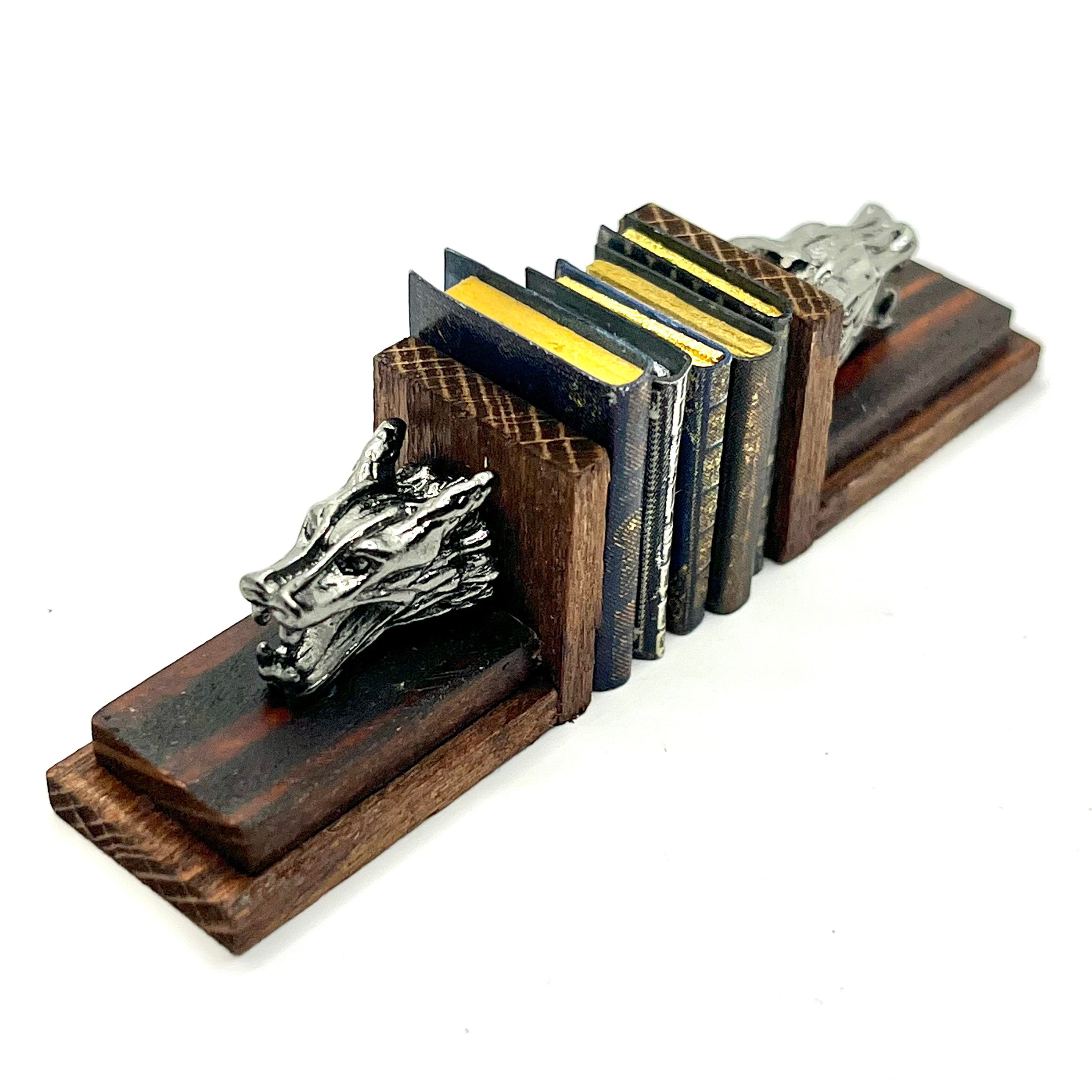 GAME OF THRONES 5 Miniature Books 1:12 Dollhouse Scale A SONG OF ICE AND FIRE 