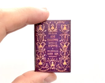 1:6 Maßstab Antikes Miniatur Buch, Puppenhaus Bibliothek