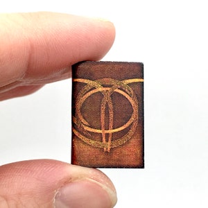 1:12 antikes Miniaturbuch, Puppenstube Zubehör