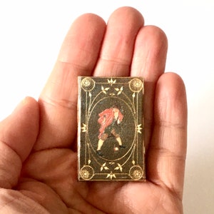 1:6 Maßstab Antikes MiniaturBuch, Puppenhaus Bibliothek Zubehör