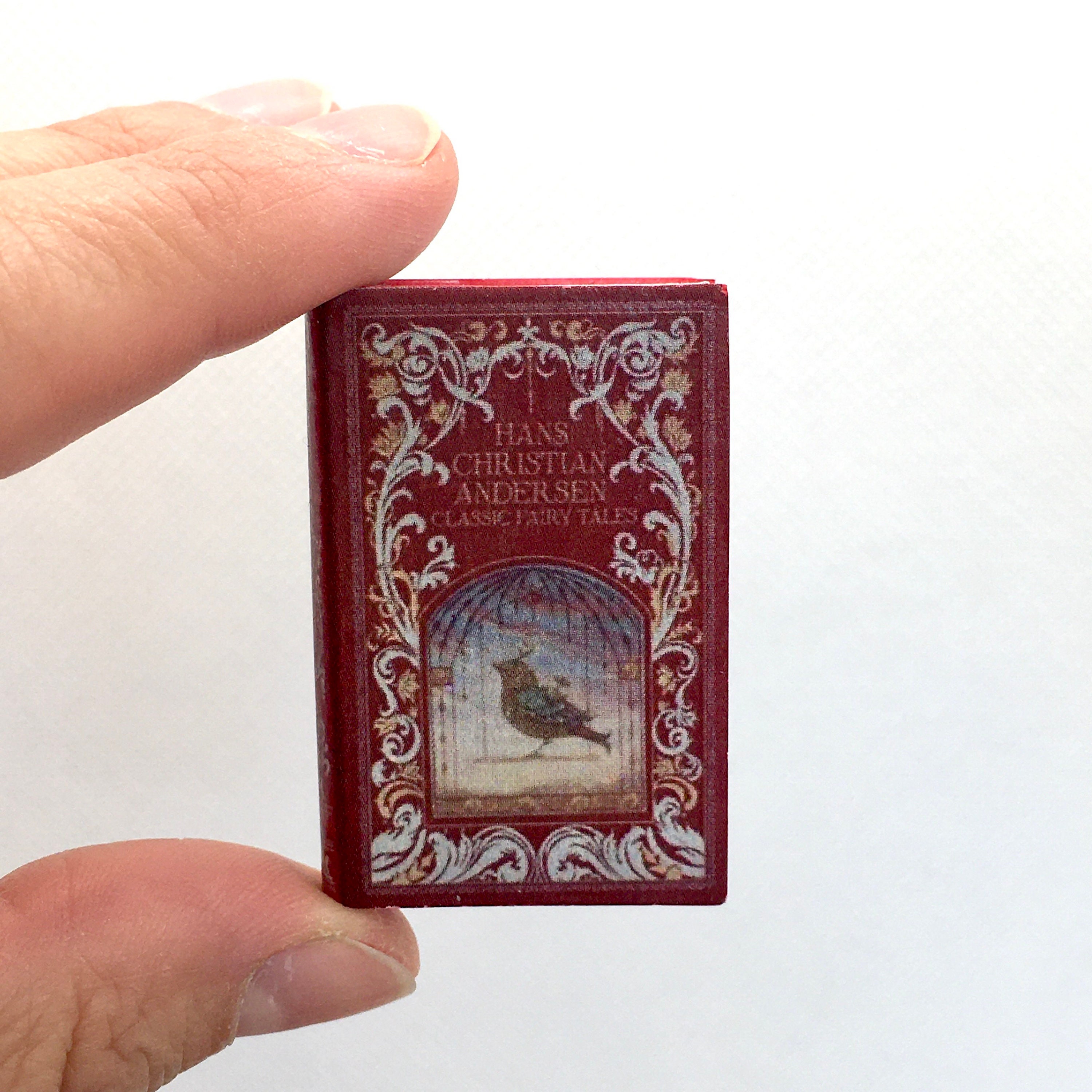 1:6 scale antique royal miniature set with book and crown | Etsy