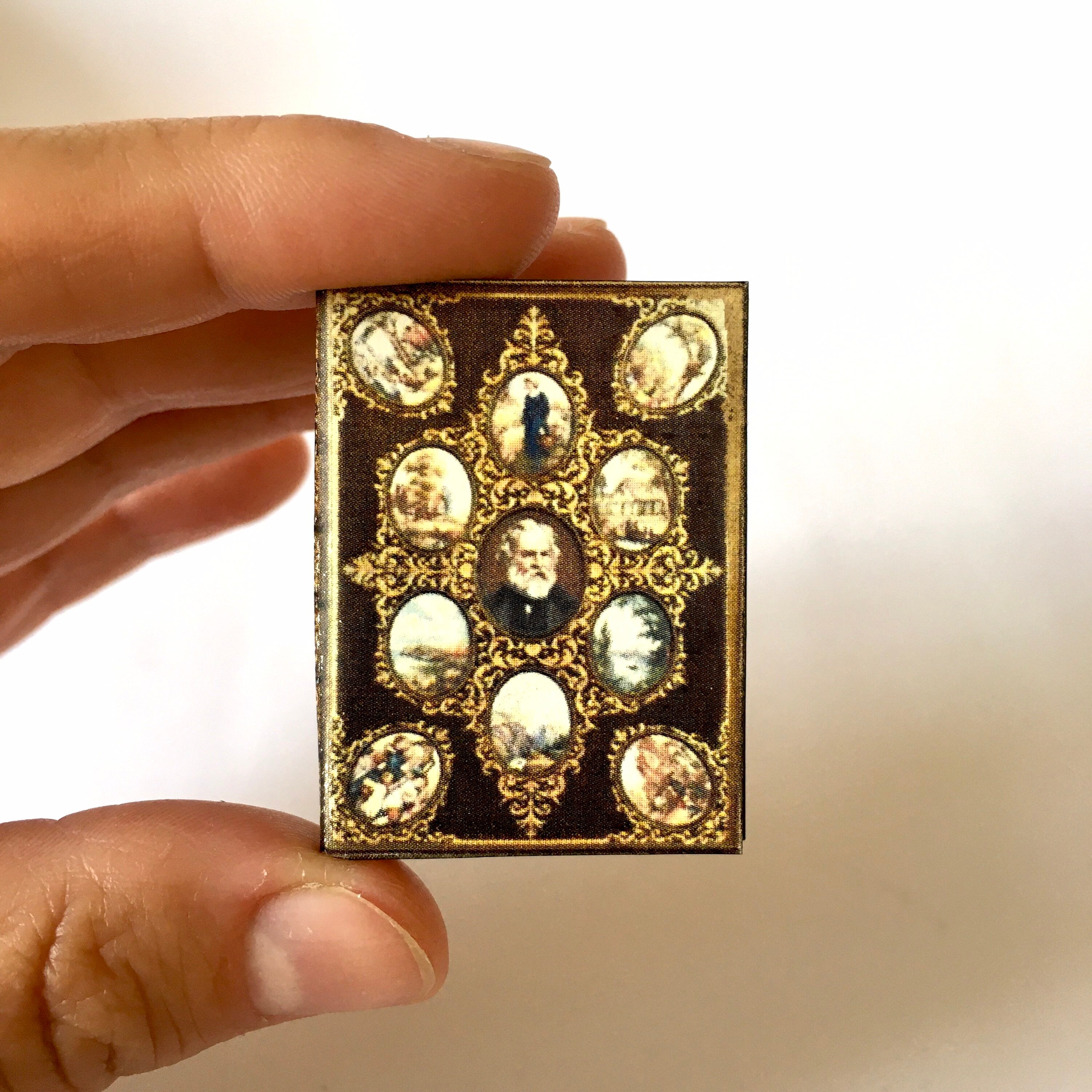 Little Things Of Interest 1:6 Scale Miniature Books – Lot Of 10 Handmade Dollhouse Props