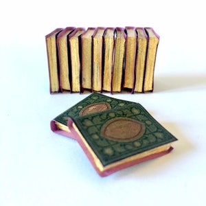 1:12 scale Antique Dollhouse Miniature Book, Miniature Dollhouse Accessories