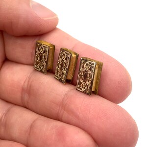 1:24 échelle Ensemble de 3 livres miniatures, accessoires bibliothèque Dollhouse