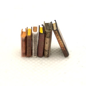 1:24 6er Set Antike Miniatur Bücher, Puppenhaus Bibliothek Zubehör
