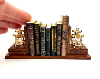 6 Libri In Miniatura Scala 1:6 Healerworld – Vintage, Pieni, Per Casa Delle Bambole E Librerie