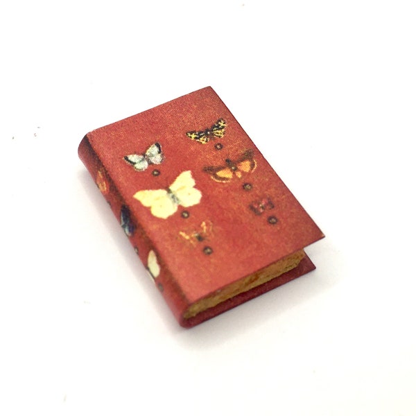 1:12 scale the butterfly book, dollhouse book, miniature library accessories