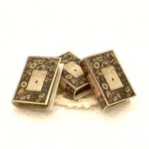 1:24 3er Set Miniatur Bücher, Puppenhaus Bibliothek Zubehör