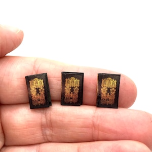 1:24 3er Set Miniatur Bücher, Puppenhaus Bibliothek Zubehör