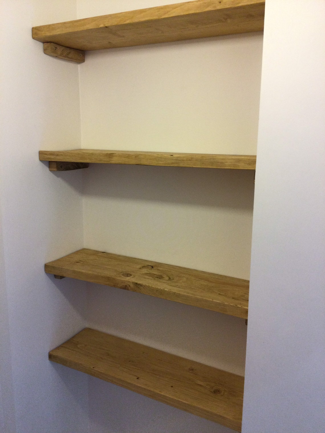 Handmade Bespoke Wooden Alcove Shelf / Shelves Etsy UK
