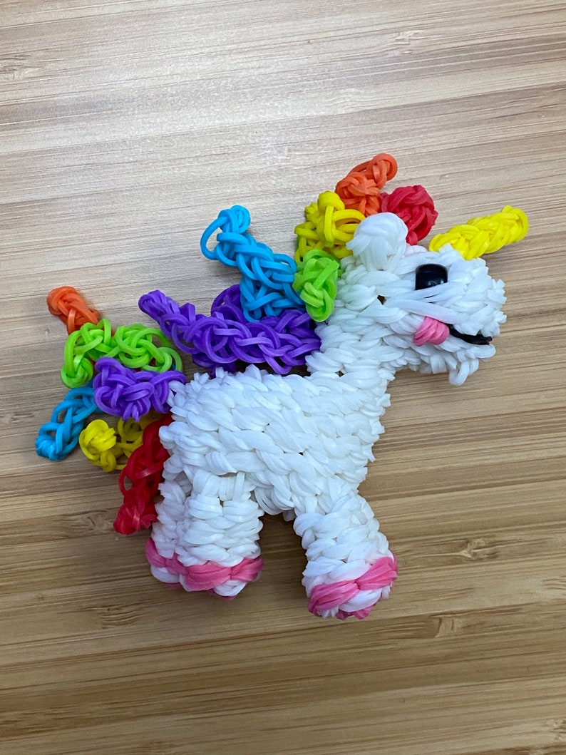 Rainbow Loom Unicorn Can Customize However You Wish Etsy
