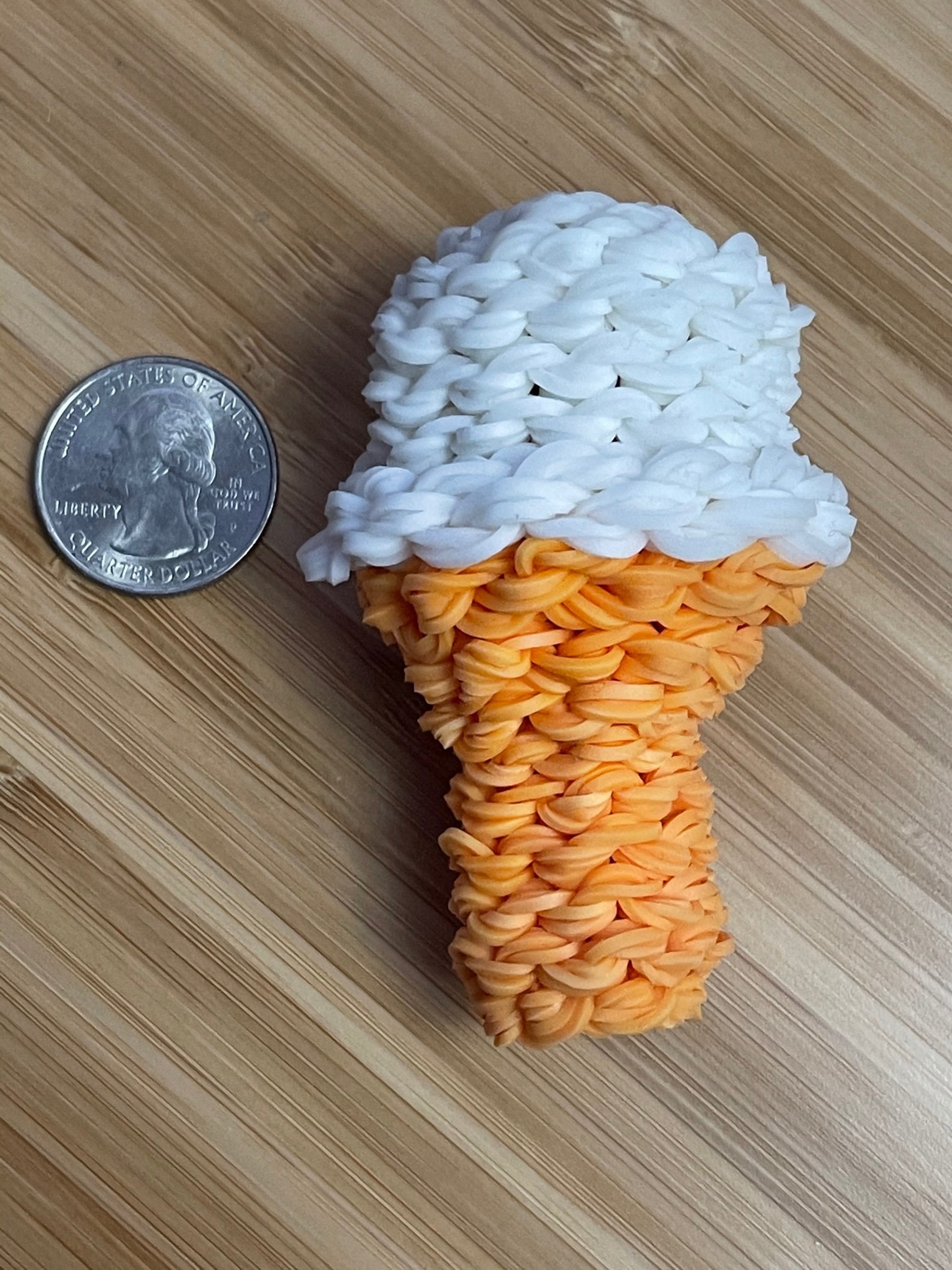 Rainbow Loom Loomigurumi Happy Ice Cream Cone Can Customize Etsy