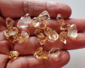 10 Pcs Lot Natural Citrine Unshaped Raw Rough Gemstone, Citrine Unshaped Raw Jewelry Making Gemstone , Citrine Rough Gemstone Raw 6-8mm