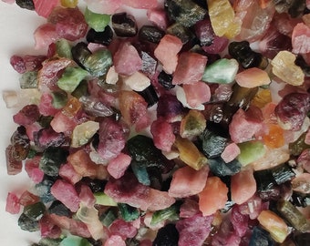 Natural Good Quality Tourmaline Loose Rough lot| Tourmaline Rough| Multi Tourmaline |Natural Tourmaline Rough| Tourmaline Gemstone Rough