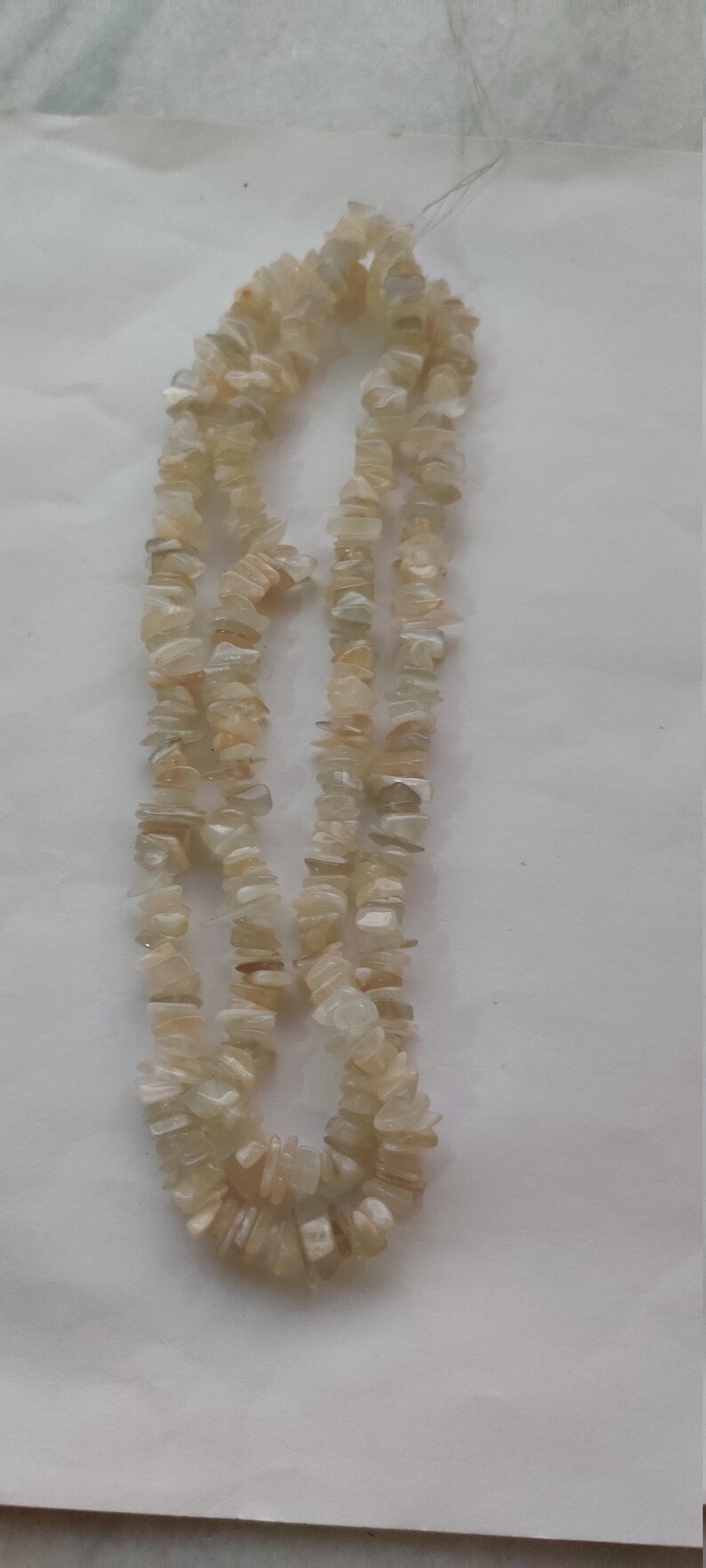 35 Natural White Moonstone Chip Beads Smooth White Moonstone Chip Bead Uncut Chip Bead Jewelery Supplies 3-7mm Polished Beads