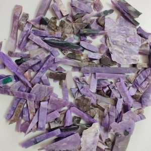 Natural Charoite Gemstone 5-9 MM ,Purple Charoite rough, AAA Quality Charoite Rough Slices, Multi Jewelry Making Stone, Loose Gemstone