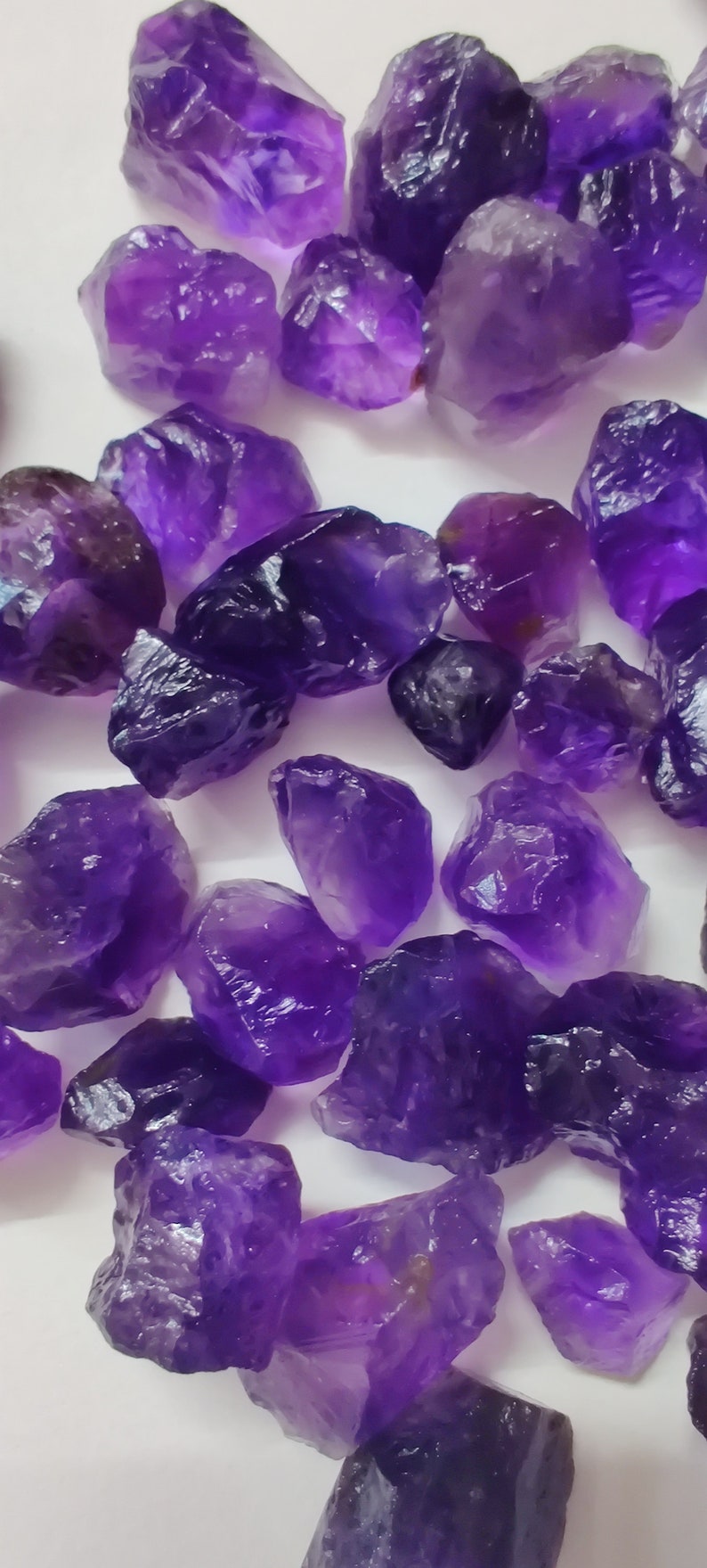 raw cut amethyst