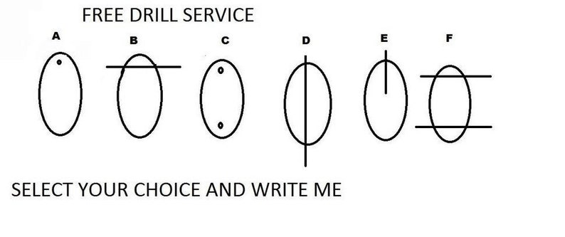 May include: A diagram with six different oval shapes, each labeled with a letter from A to F. The ovals have different markings, such as a dot, a line, or two lines. The text "FREE DRILL SERVICE" is at the top of the diagram, and the text "SELECT YOUR CHOICE AND WRITE ME" is at the bottom.
