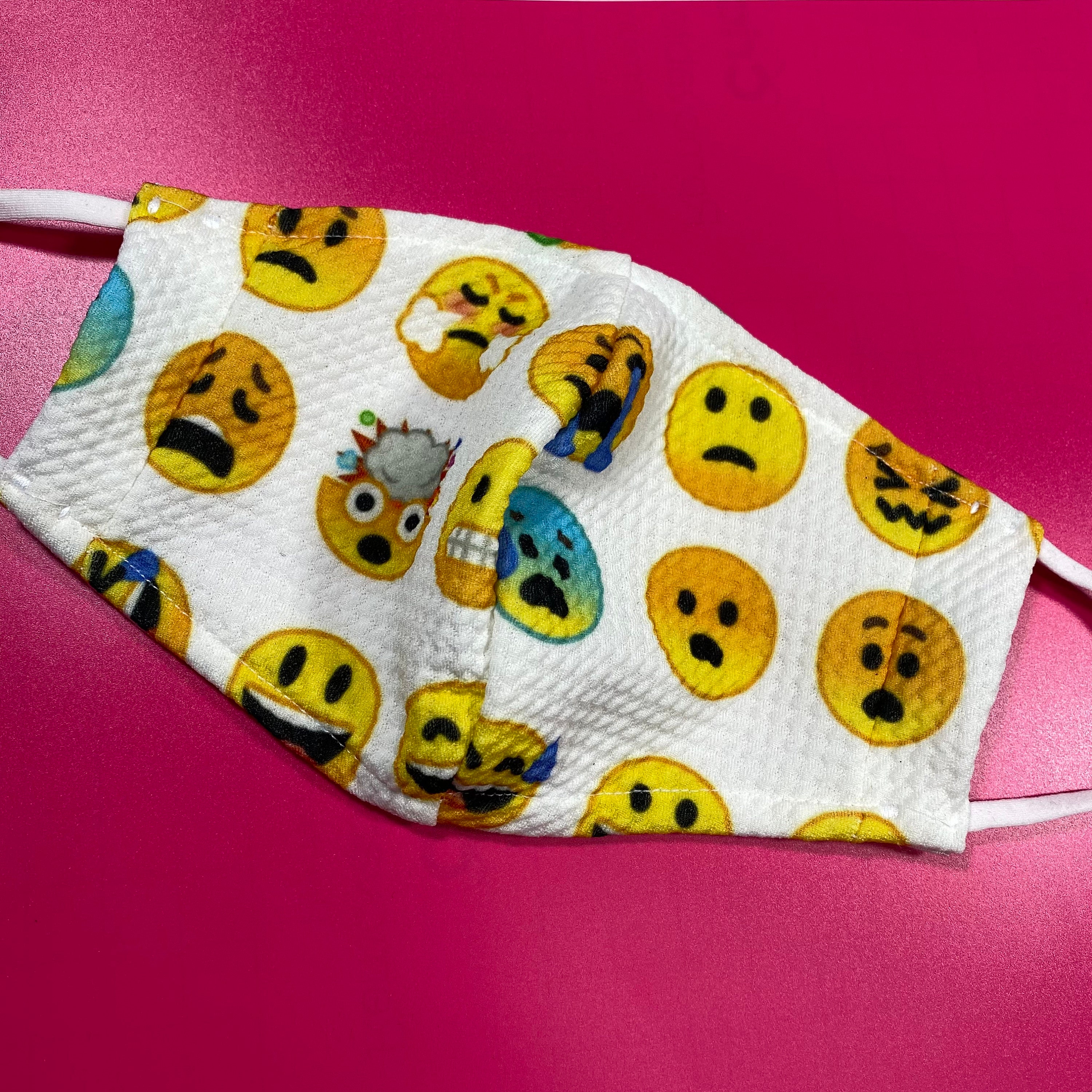 Emoji Face mask Funny mask emojis characters mask with nose Etsy