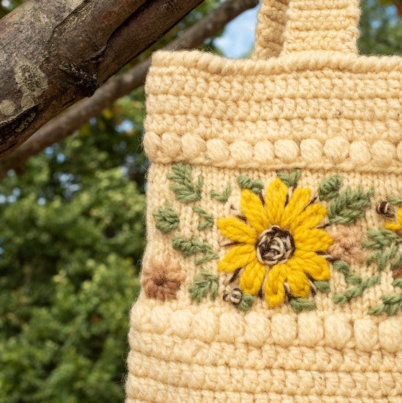 Handmade Wool Women Knitted Tote Bag Fashion Bag Pure Wool Unique Handcrafted Crochet Shoulder Bag for Her Etsy UK
