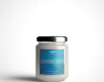 Sapphire Falls - Jam Jar Glass Candle