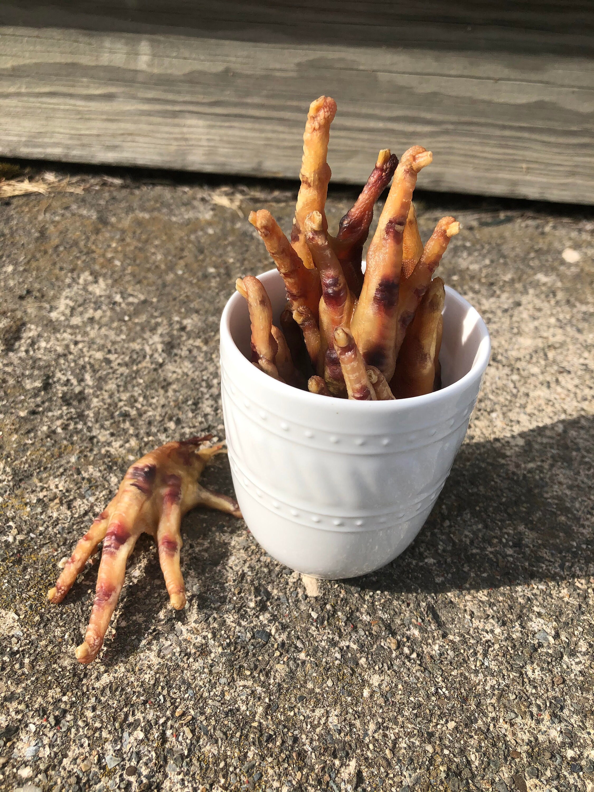 Dehydrated Chicken Feet Dog Treats Etsy