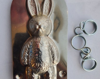 Bunny Rabbit Vintage Chocolate Mold Aluminum NEW