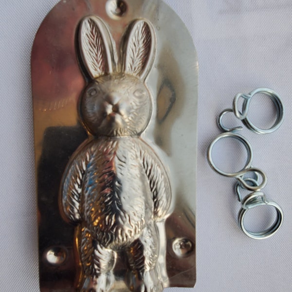 Bunny Rabbit Vintage Chocolate Mold Aluminum NEW