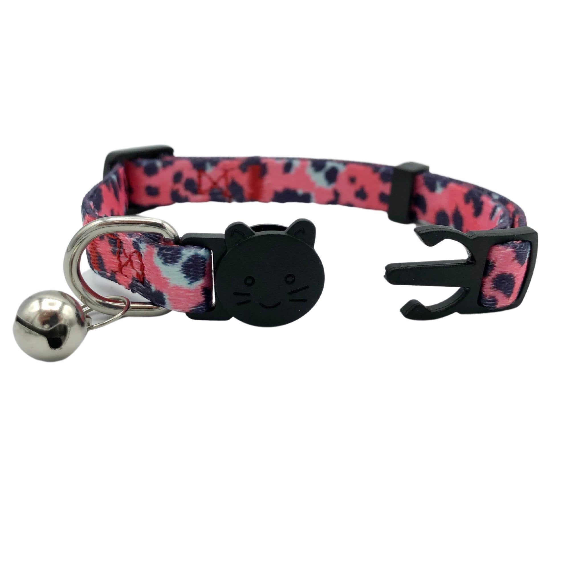 Breakaway Cat Collar Cat Collar with Bell Leopard Safety Cat Etsy