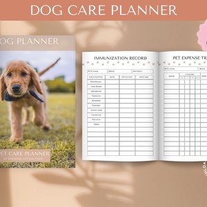 Dog Planner Printable, Digital Planners for Goodnotes, Dog Health Care, Puppy Checklist, Pet Organizer, Dog Training, Pet Sitter Journal