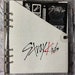 Photocard book for large trading cards with customized front pocket for larger items and pages for your cards. 