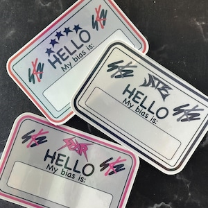 Stray Kids HELLO Bias Stickers