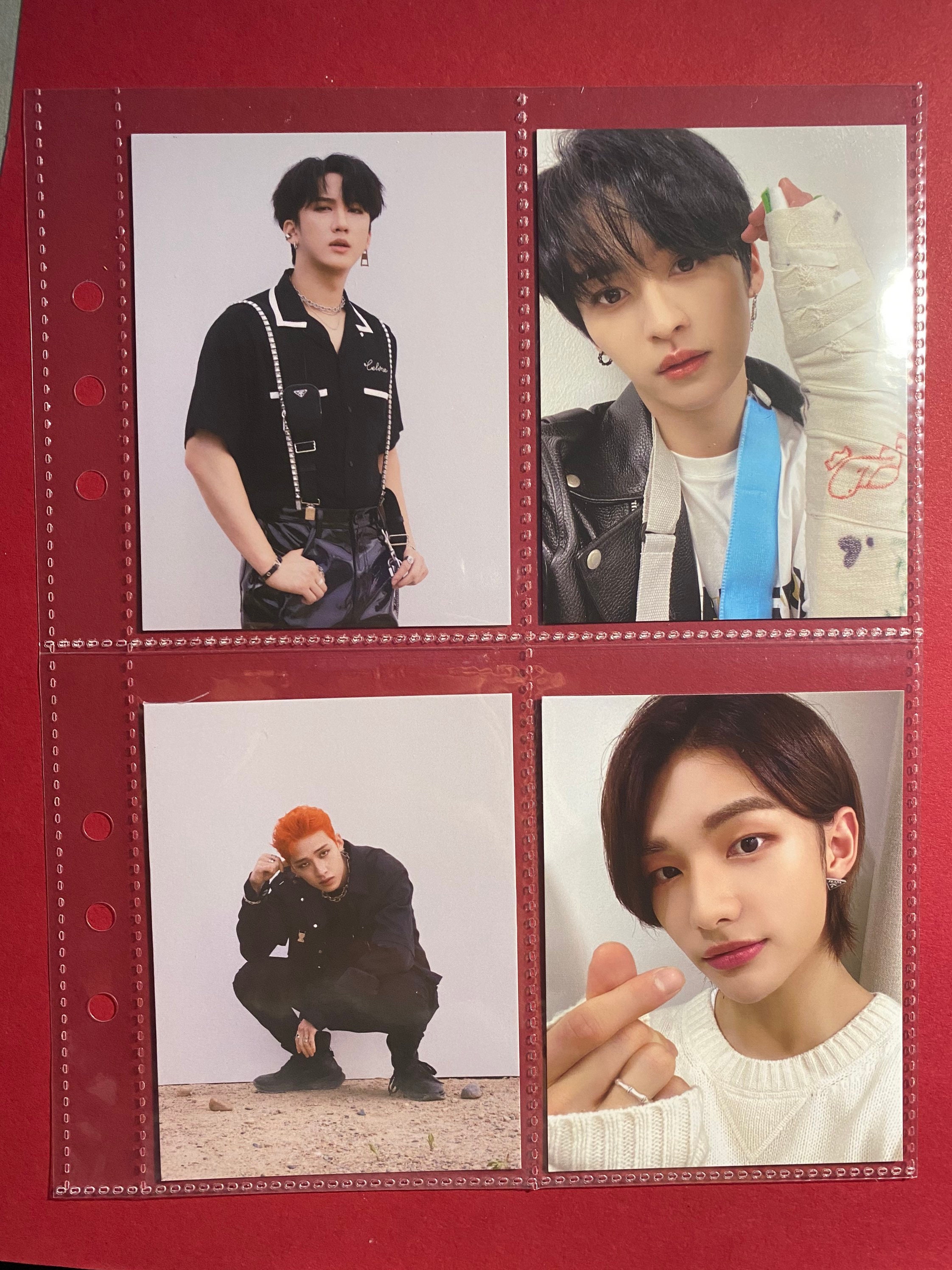 Large Photocard/Trading card pages for A5 punch fit's BTS Etsy