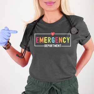 ER Nurse Shirt, Nurse T-shirt, Nurse Shirt, Emergency Room Nurse, Nurse gift, Emergency Department Shirts, Emergency Department T Shirts
