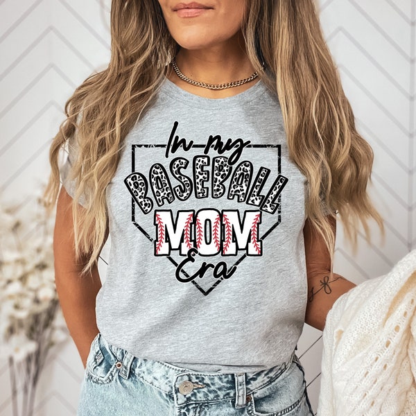 In My Baseball Mom Era Shirt, Baseball Mom Shirt, Game Day Shirt, Baseball Mama Shirt, Sports Mom Gifts, Mom Era Shirt, Gift for baseball