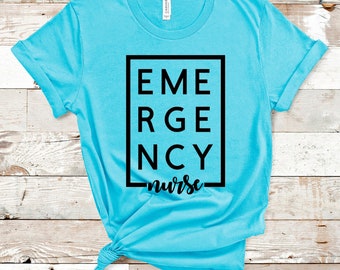 ER Nurse Shirt, ER Nurse T- Shirt, Nurse T-shirt, Nurse Shirt, Emergency Room Nurse, Nurse gift