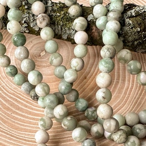 Peace Jade Beads 6 mm Strand