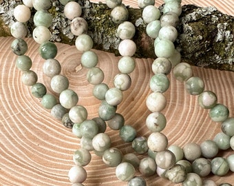 Peace Jade Beads 6mm Strand