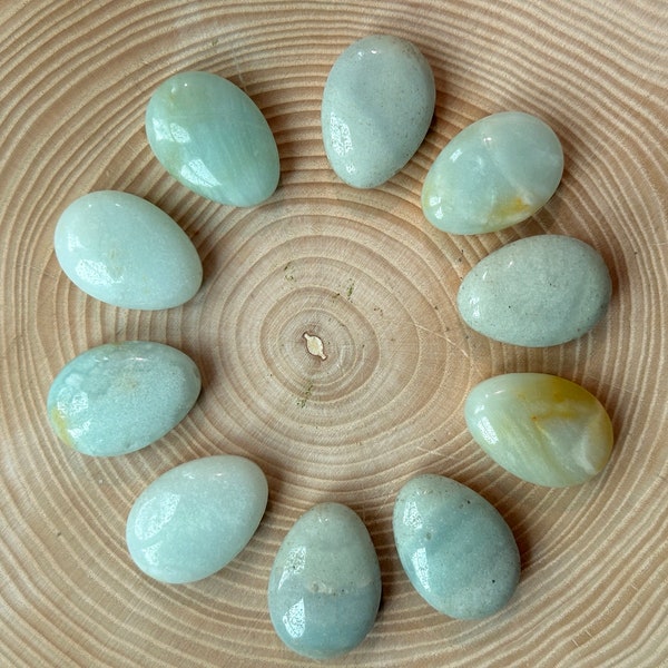 Amazonite pendant drops