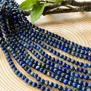 Lapis lazuli beads 4 mm strand