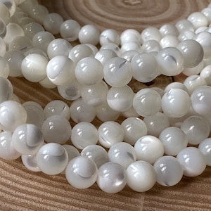 Pretty Pebbles Muschel-Perlen – 80 Cm Strang, Mehrfarbig | Für Schmuck, Deko & Bastelprojekte